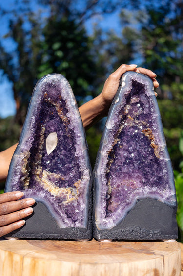 Amethyst Geode Pair of Dreams